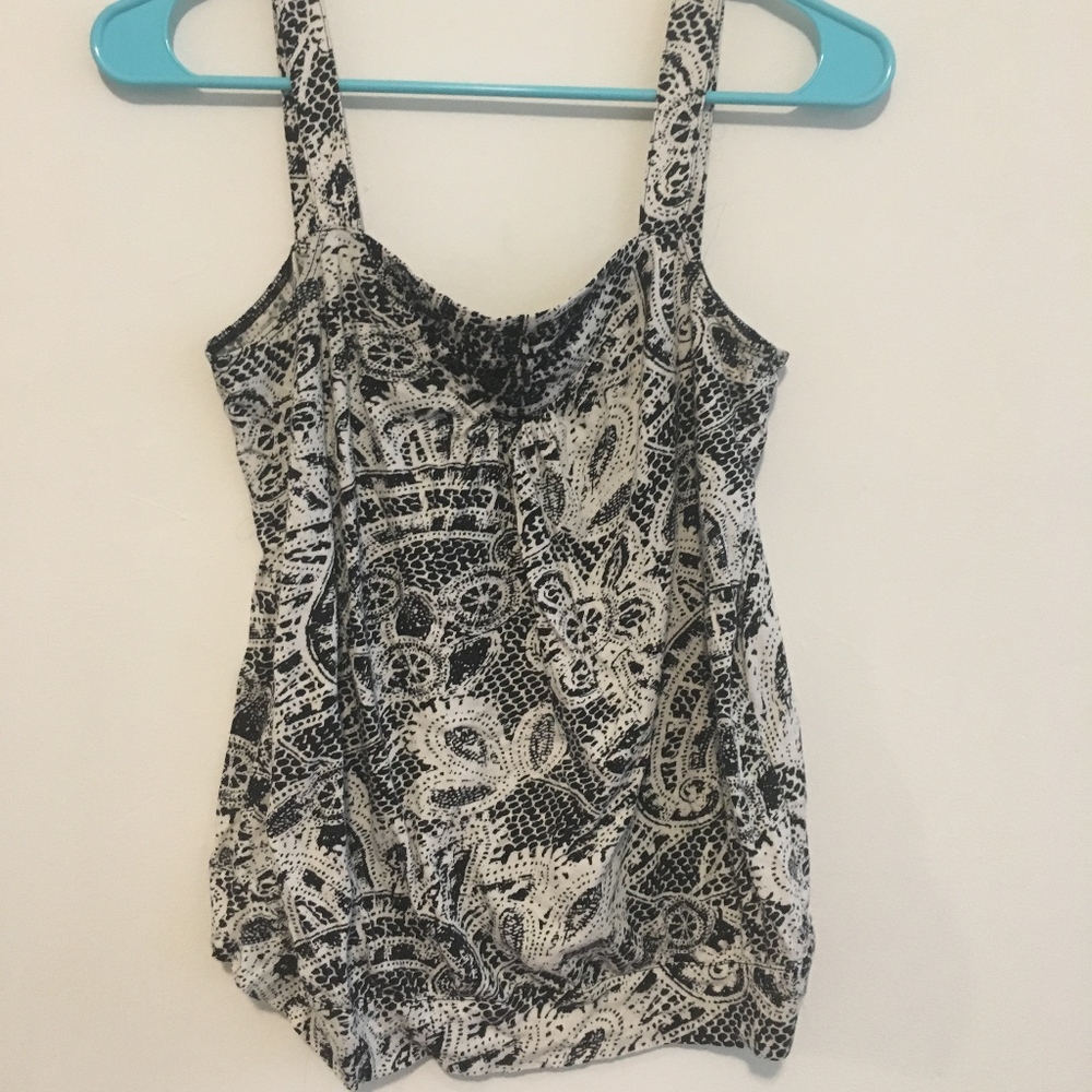 Beaded Square Neck Calvin Klein Tank